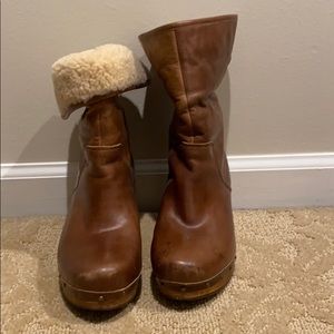 UGG Leather Fur Boot